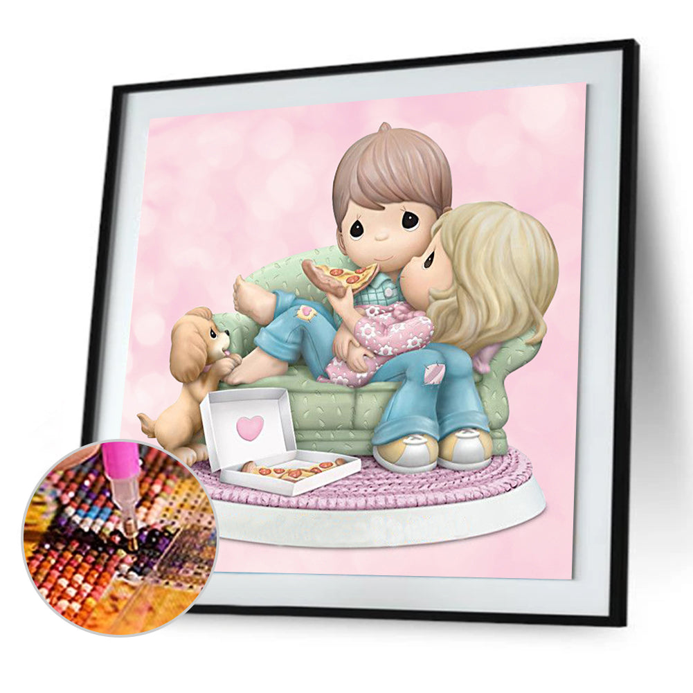 Doll - Full Round Drill Diamond Painting 40*40CM