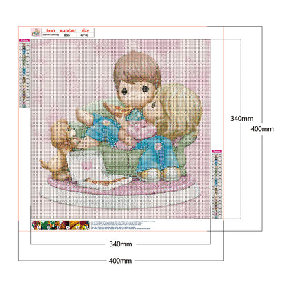 Doll - Full Round Drill Diamond Painting 40*40CM