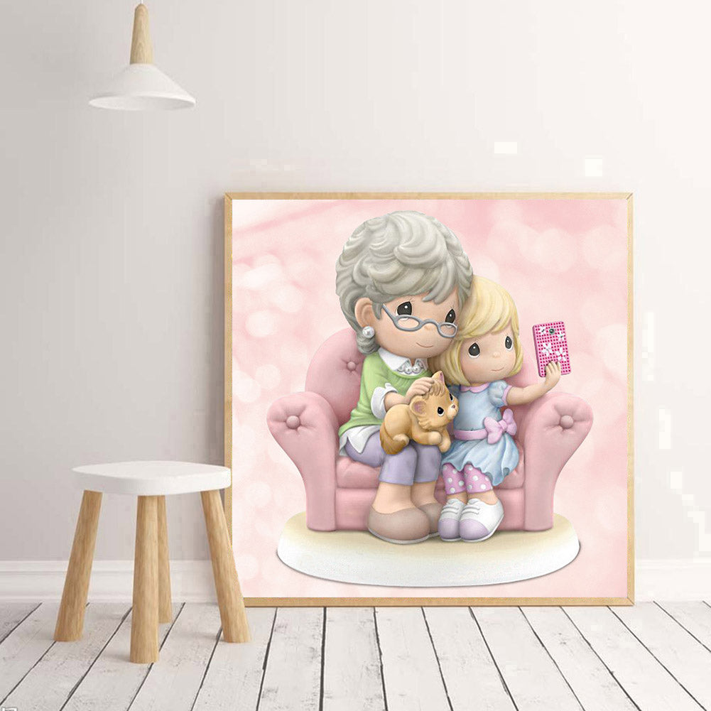 Doll - Full Round Drill Diamond Painting 40*40CM