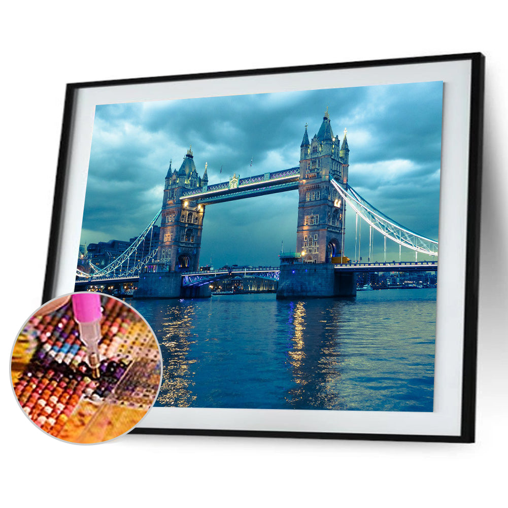 London Bridge - Full Round Drill Diamond Painting 40*30CM