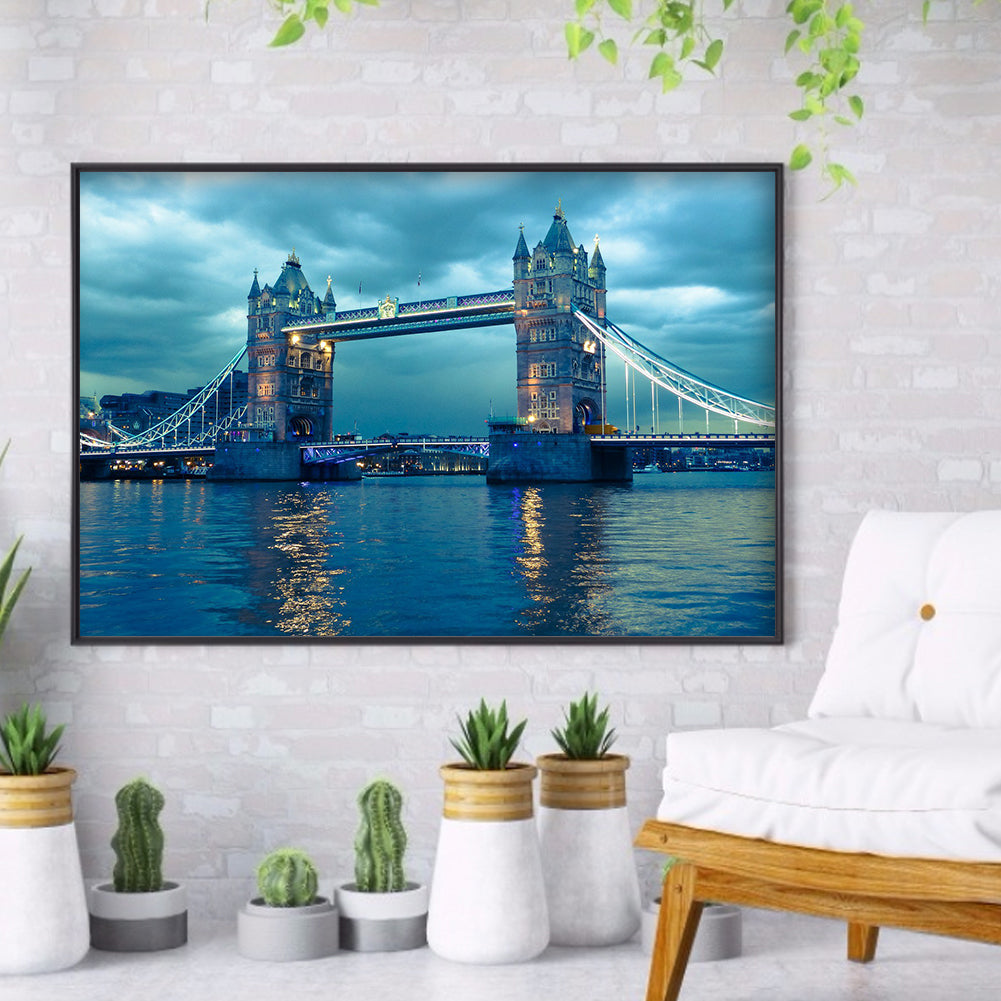 London Bridge - Full Round Drill Diamond Painting 40*30CM