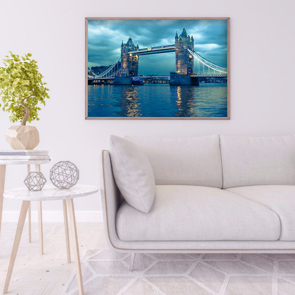 London Bridge - Full Round Drill Diamond Painting 40*30CM