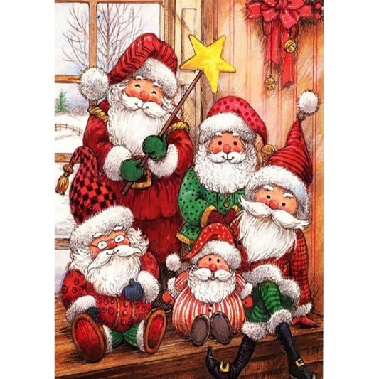 Santa Claus - Full Round Drill Diamond Painting 30*40CM