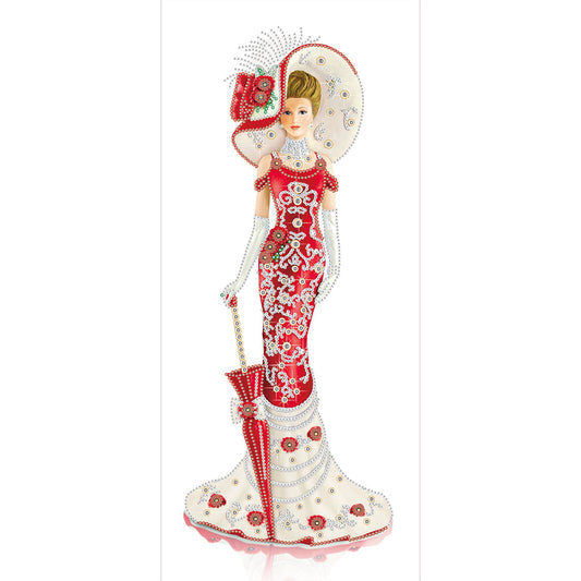 Dress Lady - Special Shaped Drill Diamond Paintng 30*60CM