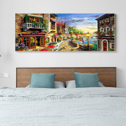 Streetscape - Full Round Drill Diamond Painting 80*40CM