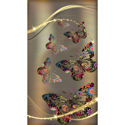 Butterfly - Full Round Drill Diamond Painting 30*60CM