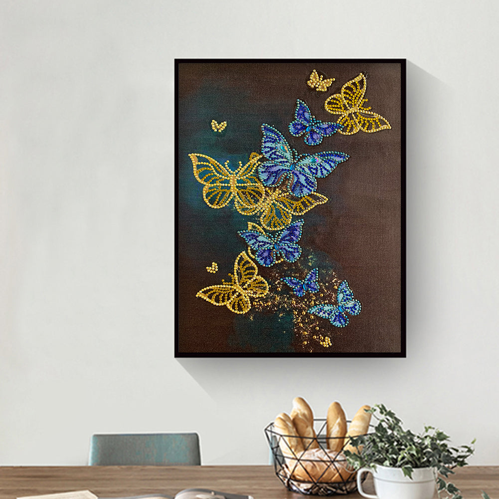 Butterfly - Special Shaped Drill Diamond Painting 30*40CM