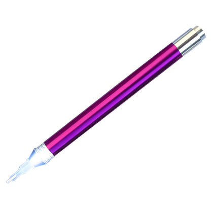 Battery Powered Lighted Point Drill Pen Diamond Painting DIY Tools (Purple)