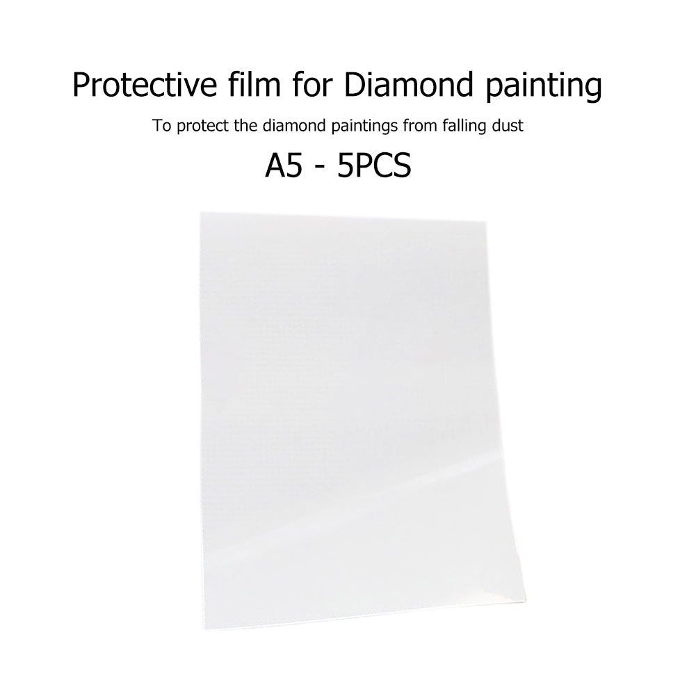 5pcs Release Paper Replacement Anti-Dirty DIY Diamond Painting Cover (A5)