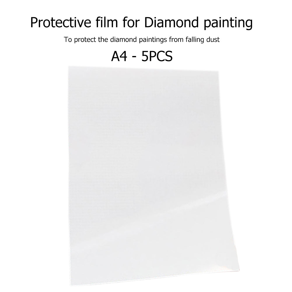 5pcs Release Paper Replacement Anti-Dirty DIY Diamond Painting Cover (A4)