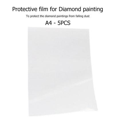 5pcs Release Paper Replacement Anti-Dirty DIY Diamond Painting Cover (A4)