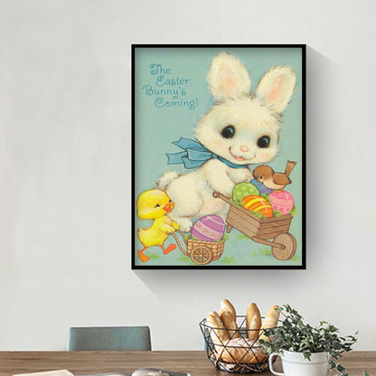 Easter Bunny - Full Round Drill Diamond Painting 30*40CM