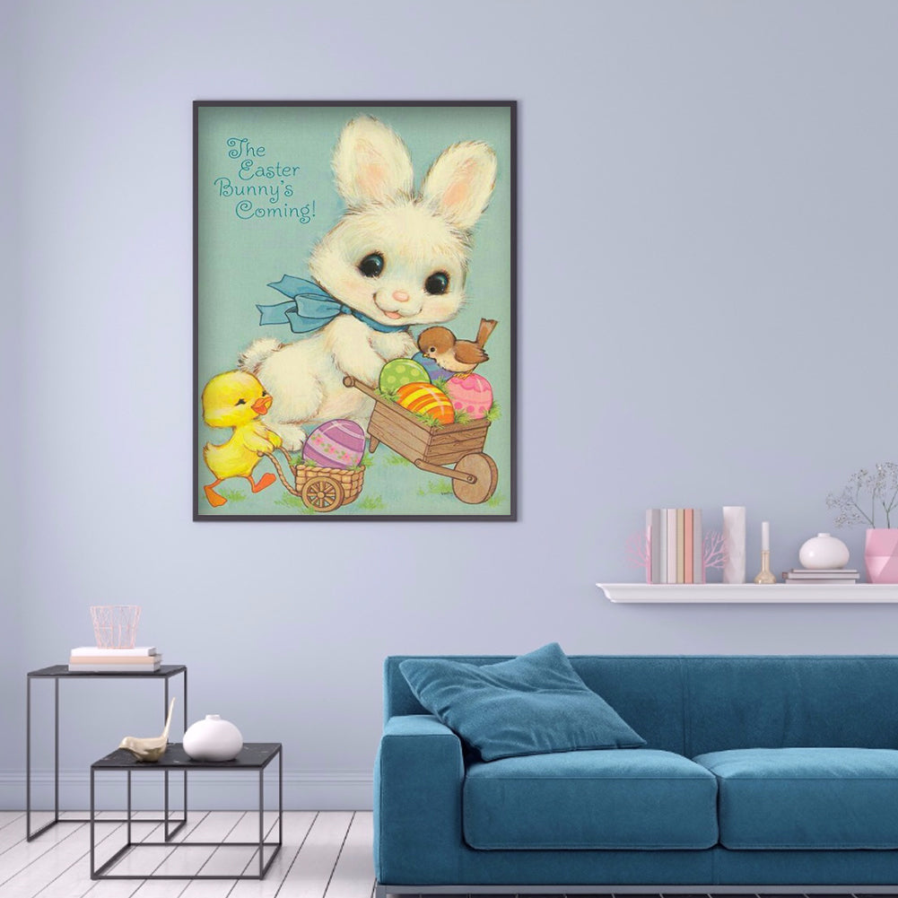 Easter Bunny - Full Round Drill Diamond Painting 30*40CM