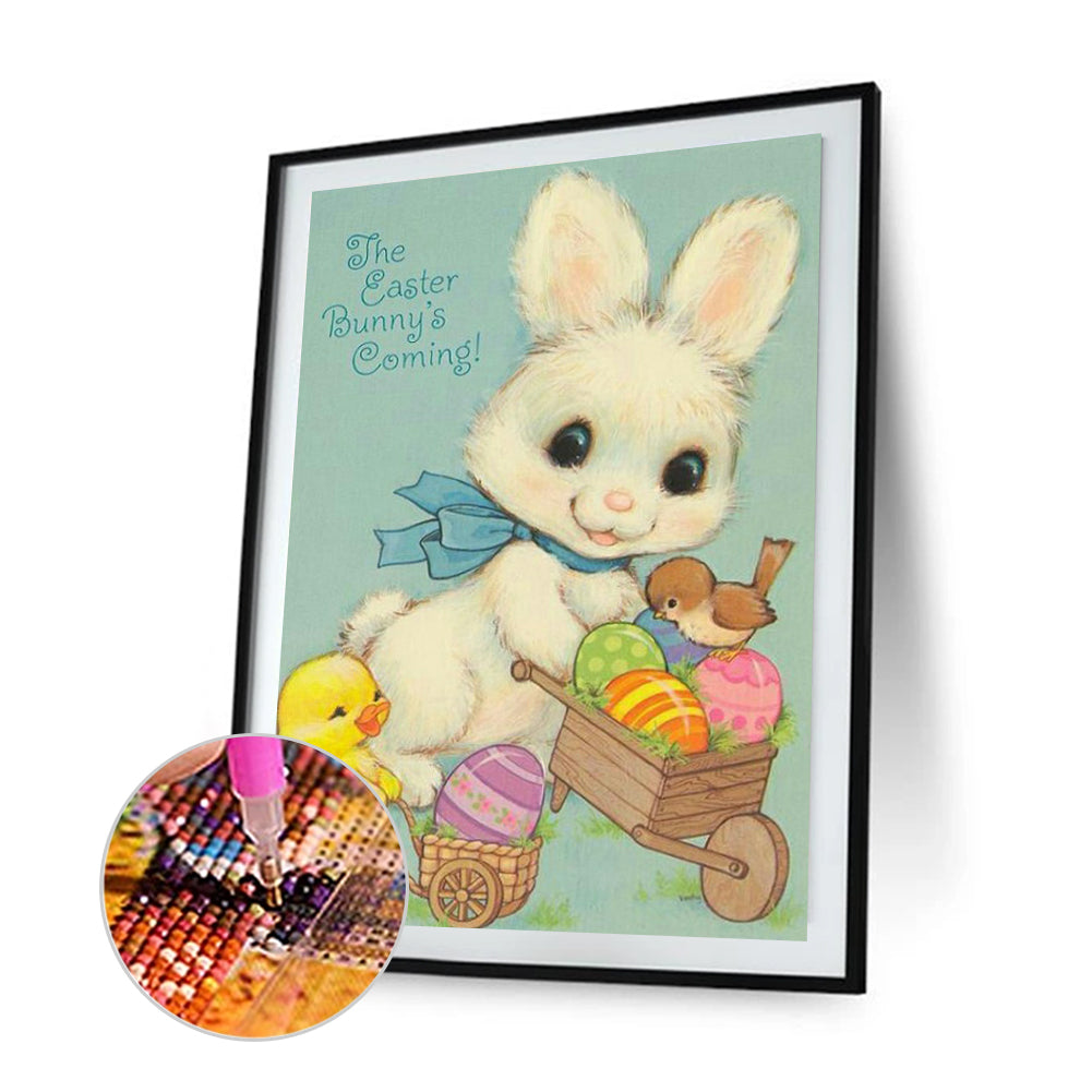 Easter Bunny - Full Round Drill Diamond Painting 30*40CM