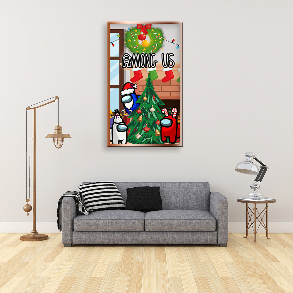 Cartoon Christmas - Full Round Drill Diamond Painting 40*80CM