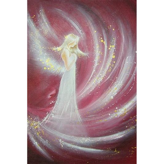 Angel Girl - Full Round Drill Diamond Painting 30*40CM