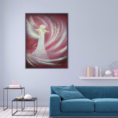 Angel Girl - Full Round Drill Diamond Painting 30*40CM