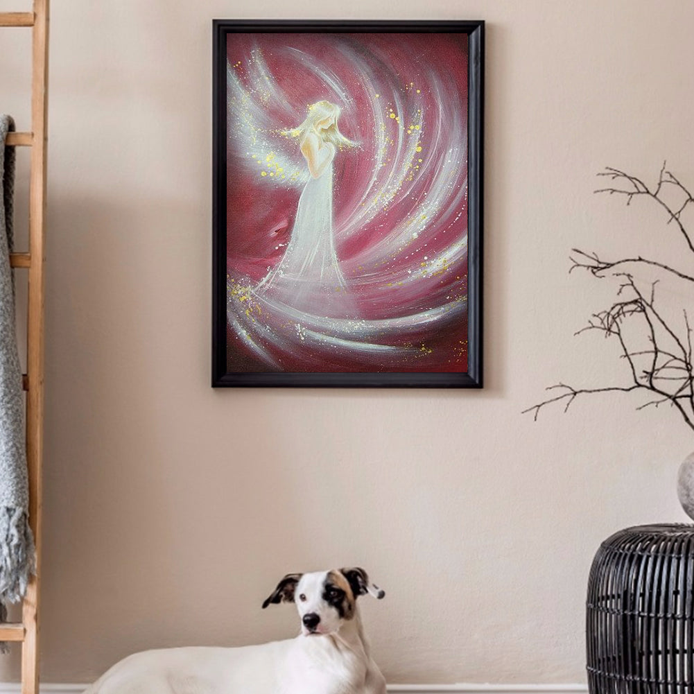 Angel Girl - Full Round Drill Diamond Painting 30*40CM