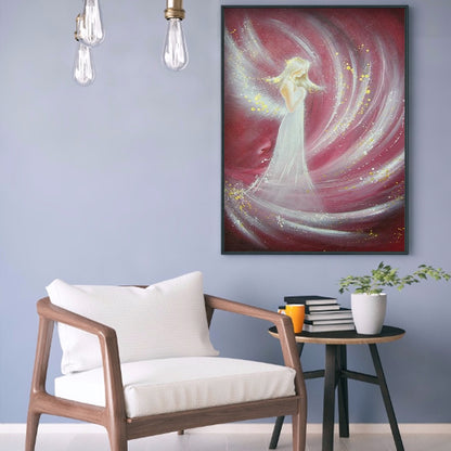 Angel Girl - Full Round Drill Diamond Painting 30*40CM