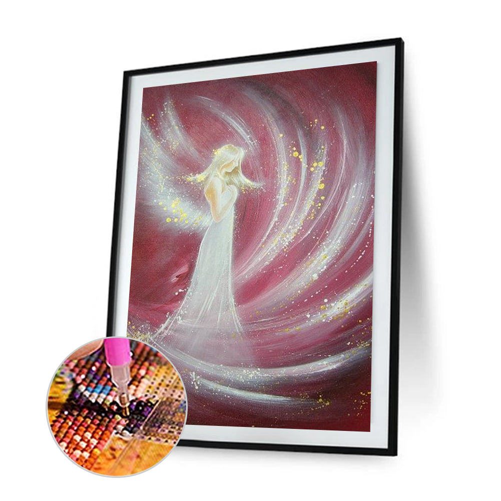 Angel Girl - Full Round Drill Diamond Painting 30*40CM