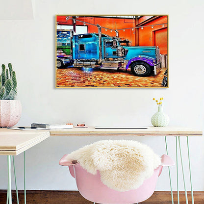 Vehicle Farm - Full Round Drill Diamond Painting 40*30CM