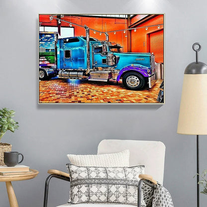 Vehicle Farm - Full Round Drill Diamond Painting 40*30CM