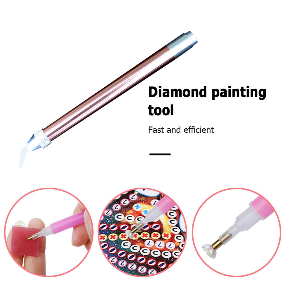 5D DIY Diamond Painting Luminous Pen Embroidery Pen Nail Art Craft Tool