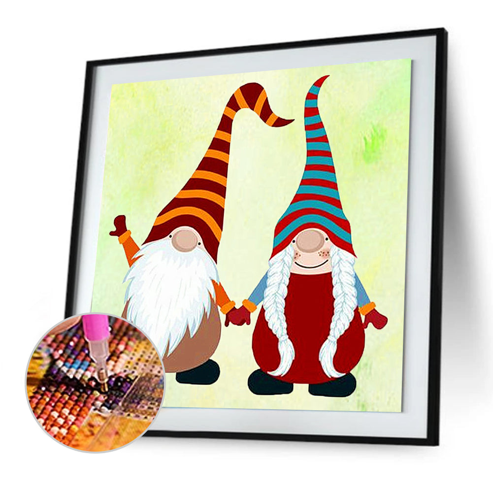 Cartoon Gnome - Full Round Drill Diamond Painting 40*40CM