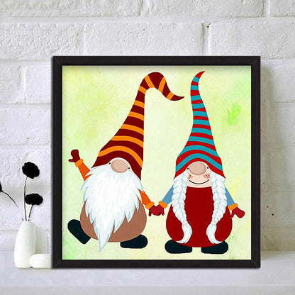 Cartoon Gnome - Full Round Drill Diamond Painting 40*40CM