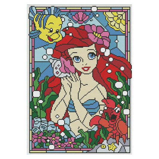 Anime - 11CT Stamped Cross Stitch 30*40CM