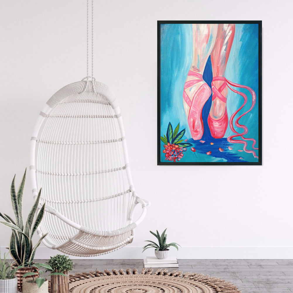 Ballet Dancing - Full Round Drill Diamond Painting 30*40CM