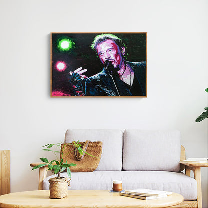 Johnny Hallyday - Full Round Drill Diamond Painting 40*30CM