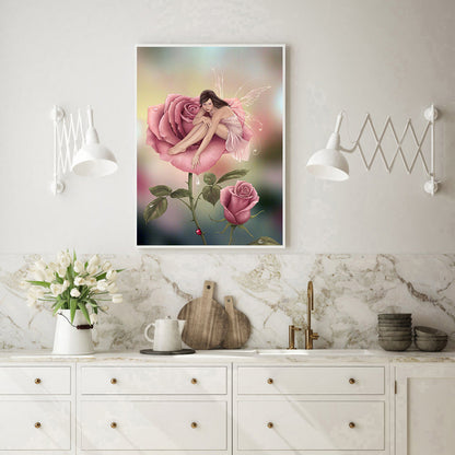 Sprite Angel - Full Round Drill Diamond Painting 30*40CM