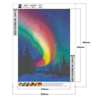 Aurora - Full Round Drill Diamond Painting 30*40CM