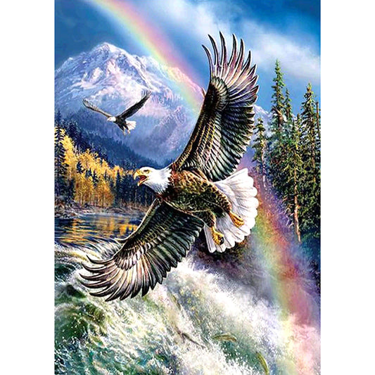 Flying Eagle - Full Round Drill Diamond Painting 30*40CM