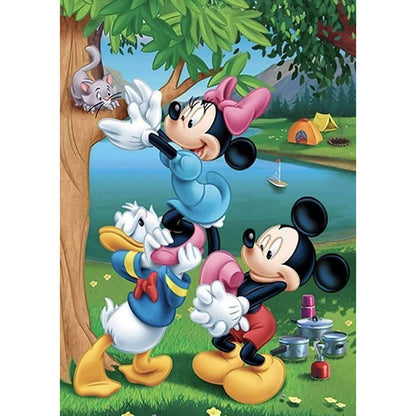 Mouse Cartoon - Full Round Drill Diamond Painting 30*40CM