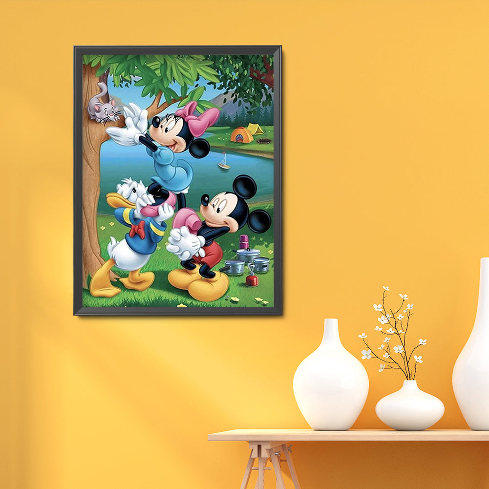 Mouse Cartoon - Full Round Drill Diamond Painting 30*40CM