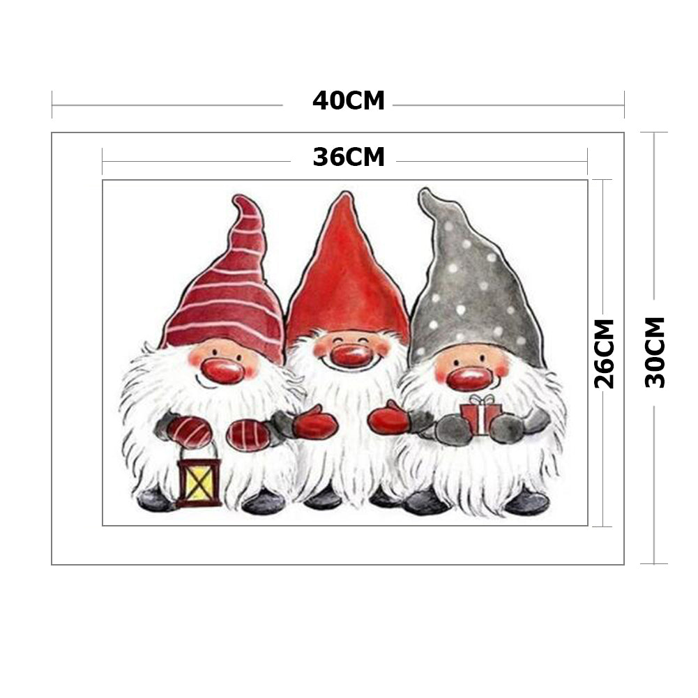 Goblin Gnome - 11CT Stamped Cross Stitch 30*40CM