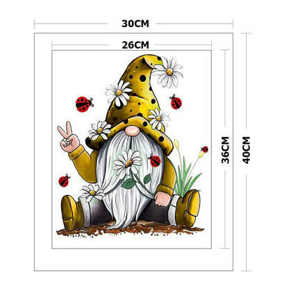 Gnome - 11CT Stamped Cross Stitch 30*40CM