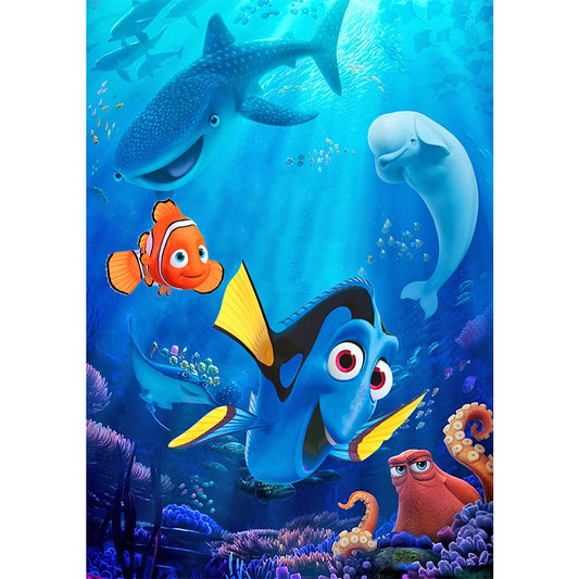 Cartoon Ocean - Full Round Drill Diamond Painting 30*40CM