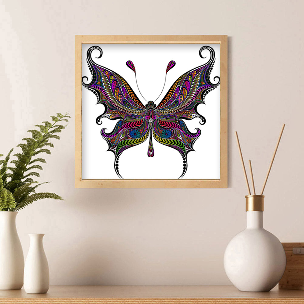 Butterfly - Full Round Drill Diamond Painting 30*30CM