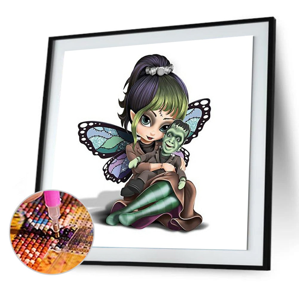 Cartoon Doll - Full Round Drill Diamond Painting 30*30CM