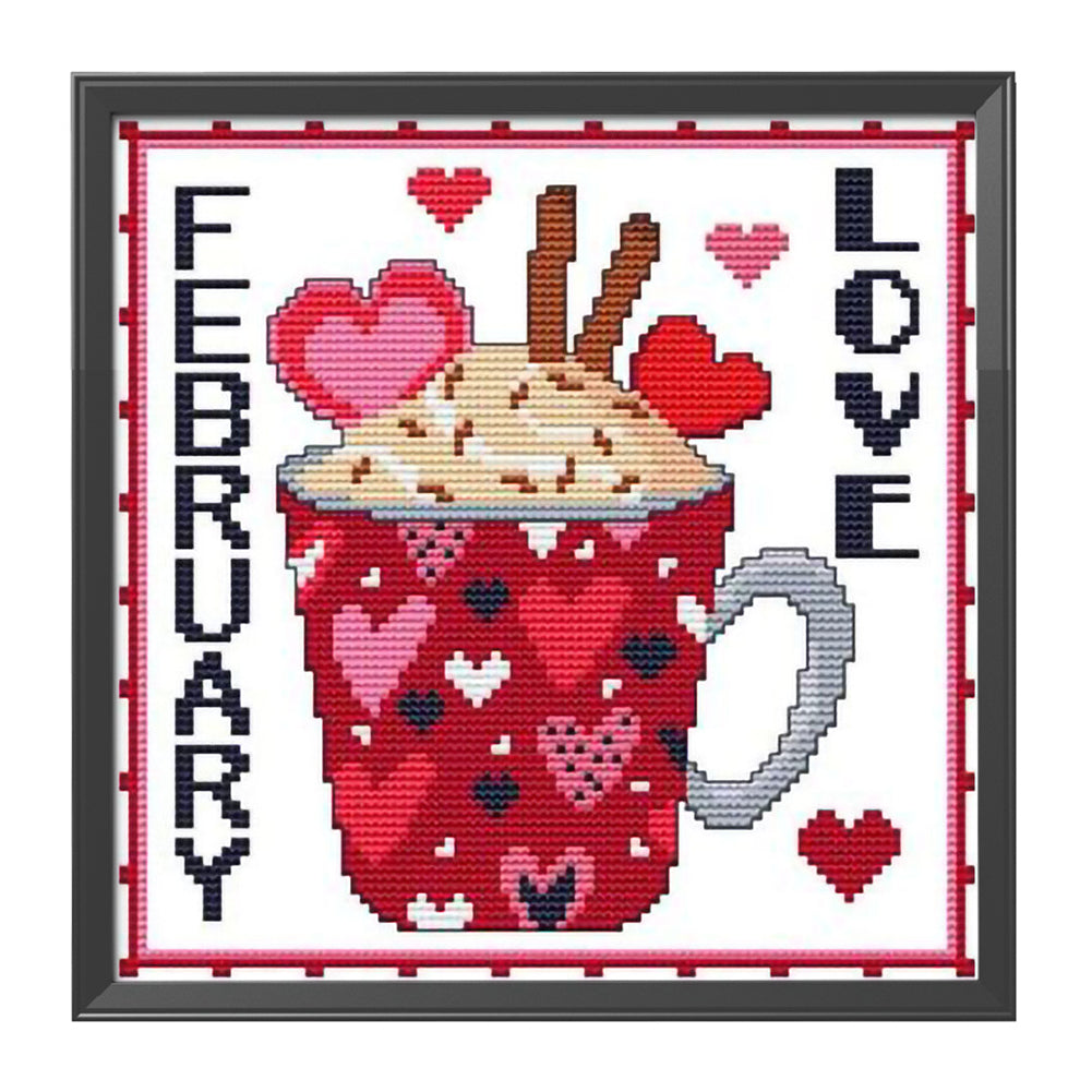 Month - 11CT Stamped Cross Stitch 35*35CM