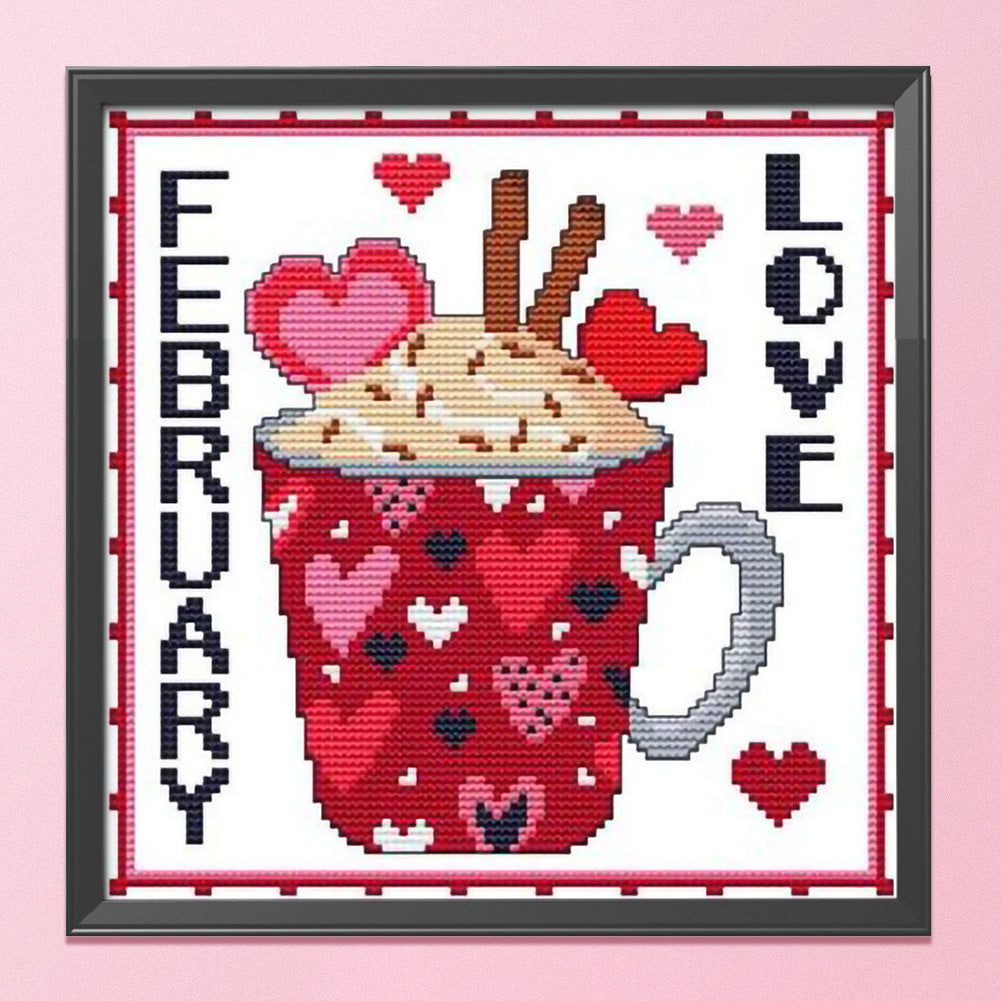 Month - 11CT Stamped Cross Stitch 35*35CM