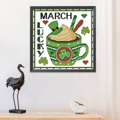 Month - 11CT Stamped Cross Stitch 35*35CM