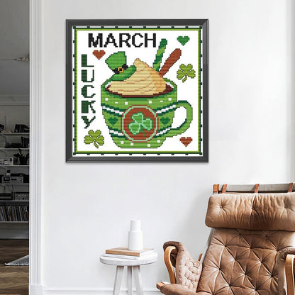 Month - 11CT Stamped Cross Stitch 35*35CM