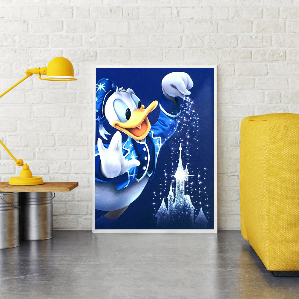 Cartoon Duck - Full Round Drill Diamond Painting 30*40CM