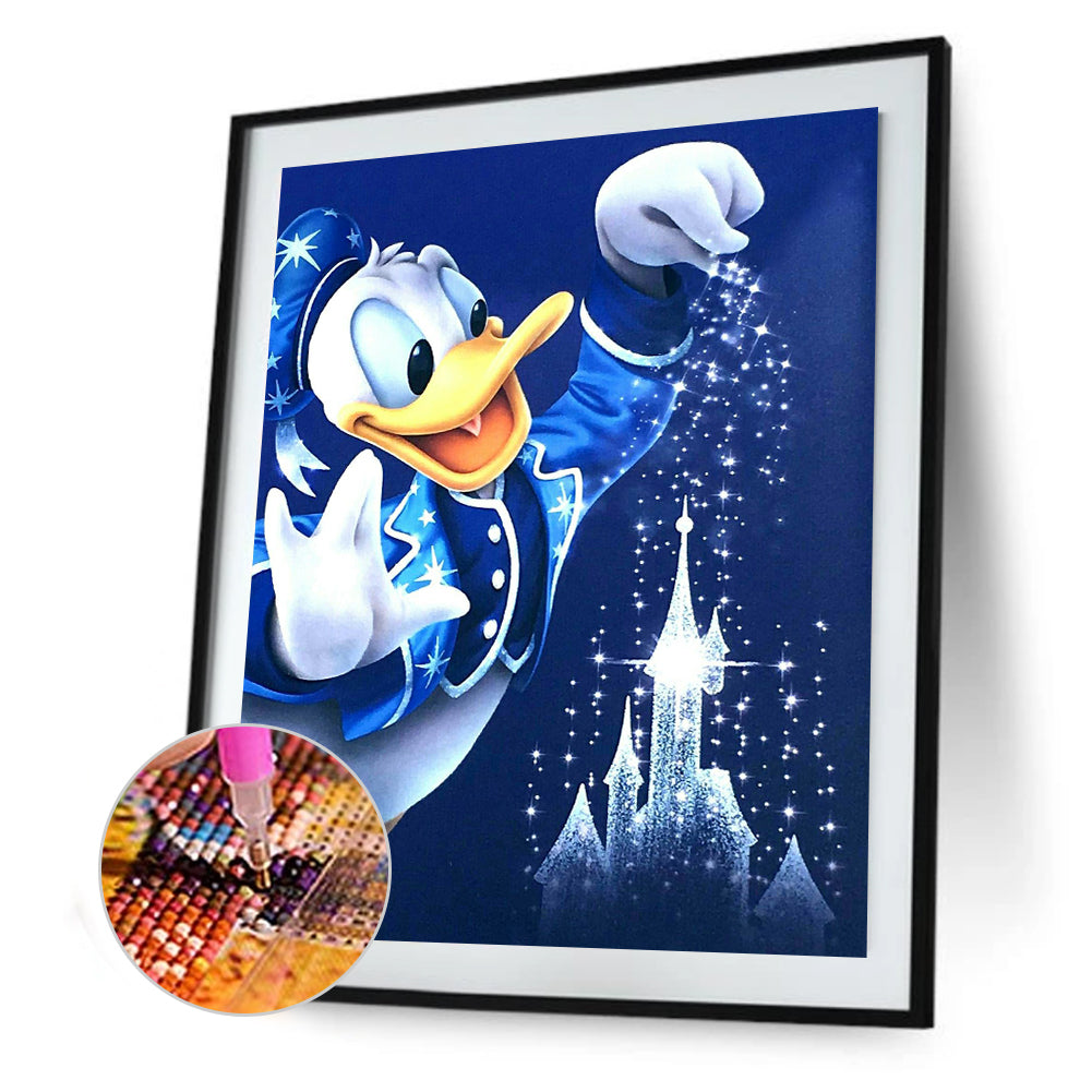 Cartoon Duck - Full Round Drill Diamond Painting 30*40CM