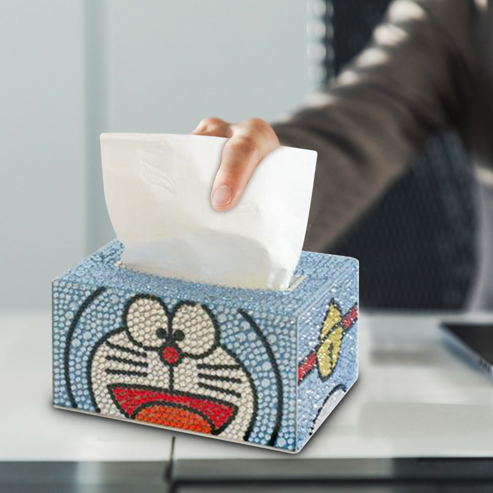 Diamond Painting Tissue Box Tissue Holder DIY Desktop Craft Decor (Cartoon)