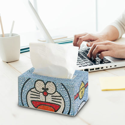 Diamond Painting Tissue Box Tissue Holder DIY Desktop Craft Decor (Cartoon)